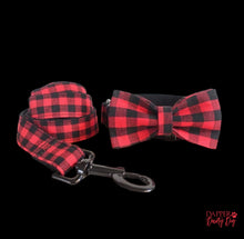 Load image into Gallery viewer, The Buffalo | Leash &amp; Bow Tie Collar Set
